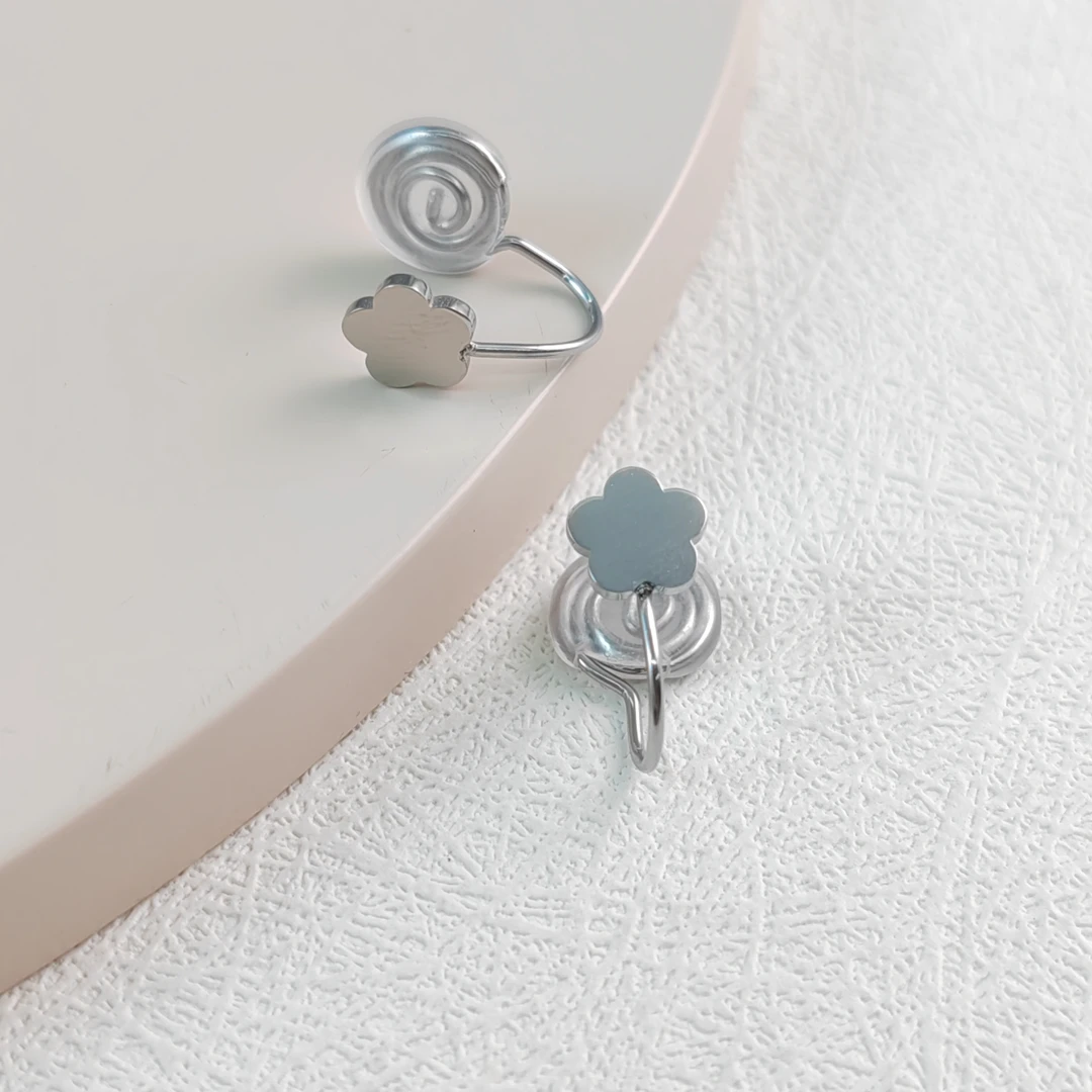 XUPING/旭平首饰 不锈钢耳饰 春日焕新花花耳夹 GDM T001063298