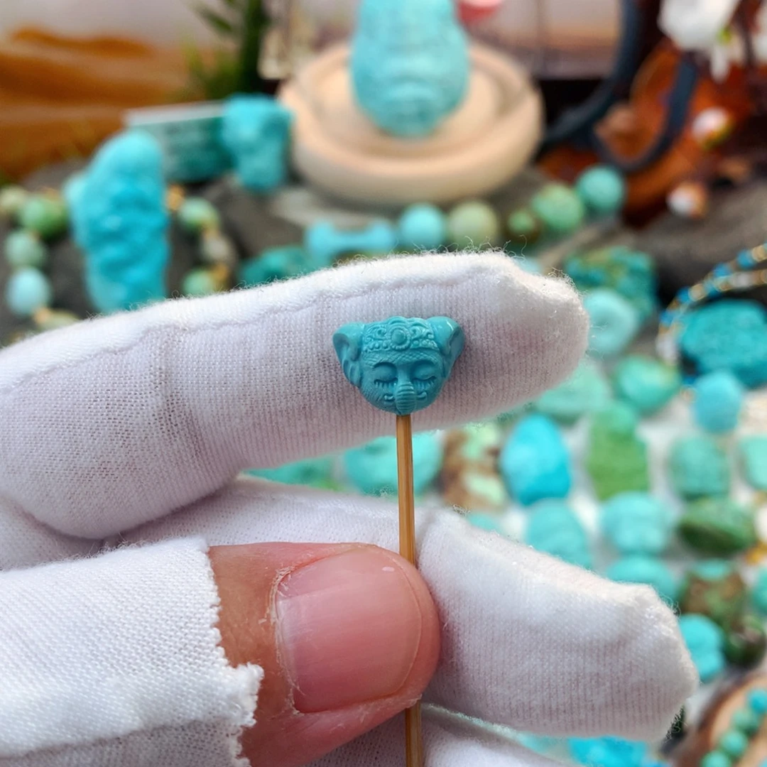 绿松石未镶嵌珠宝半成品