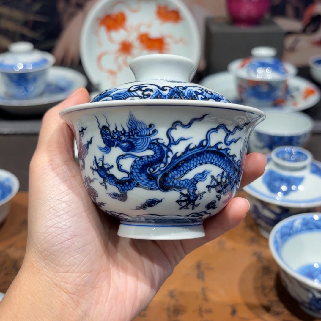 芽***总景德镇纯手工手绘