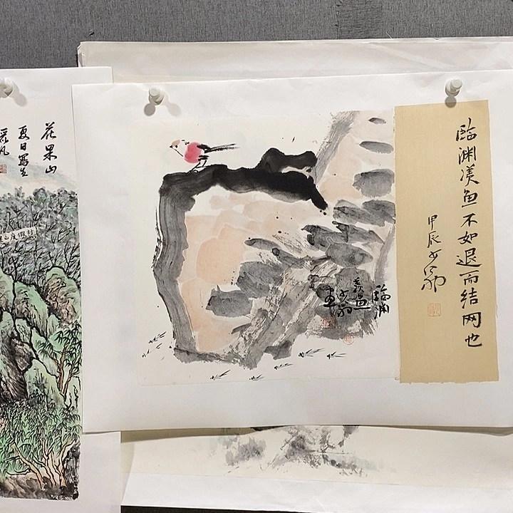 国画手写手绘作品100