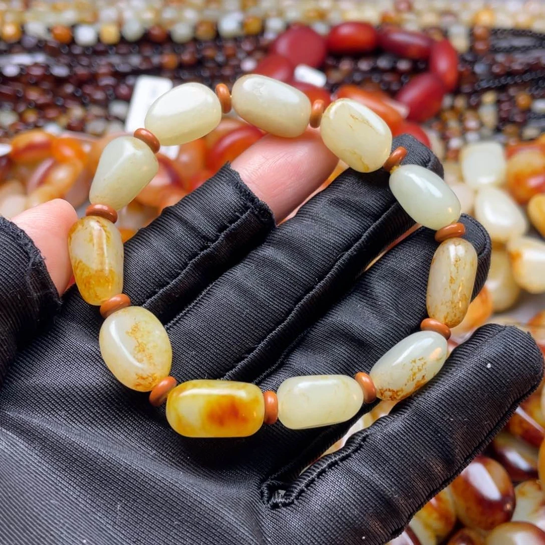 和田玉手链未镶嵌