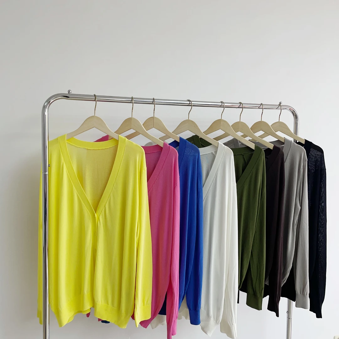 S121 彩色大版本宽松休闲针织衫