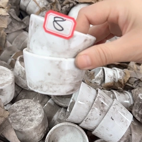 瓷片国营厂库存微瑕2个8号