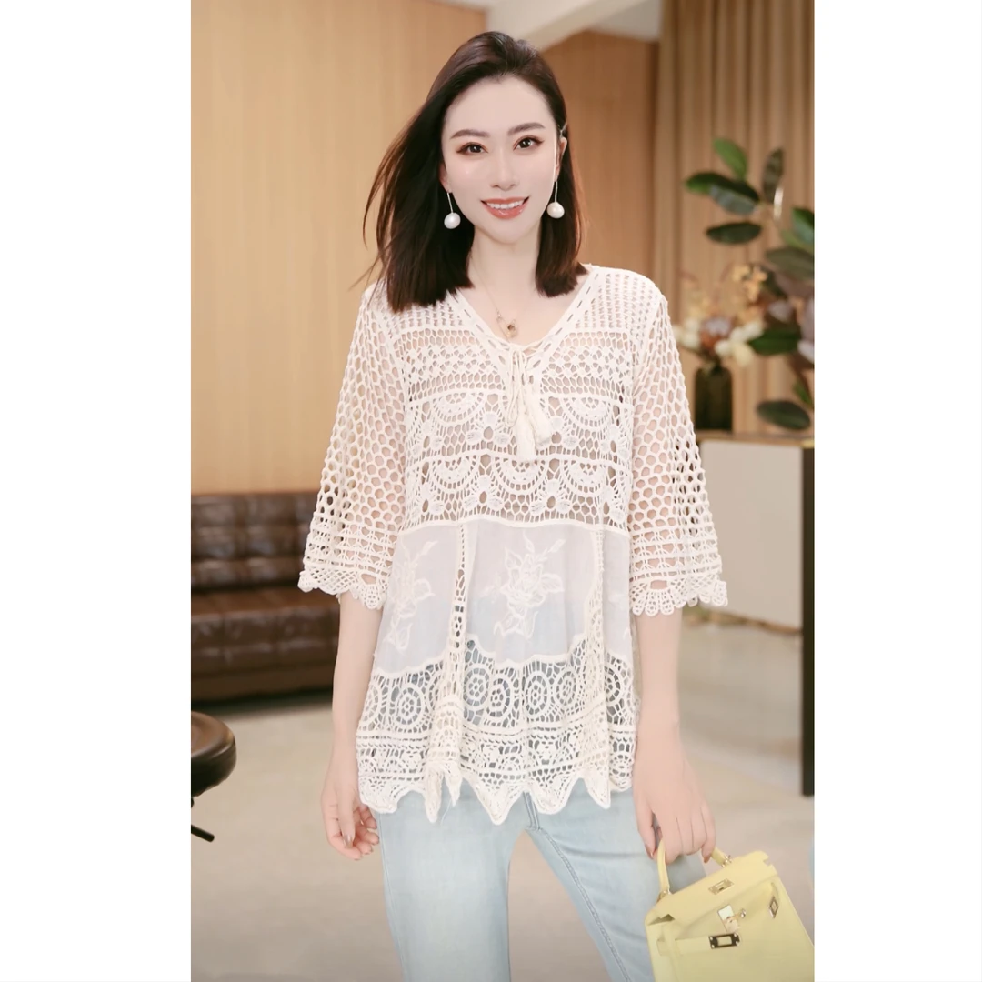 林果&季得 【迷人反转】时尚减龄气质百搭女士长袖款T恤