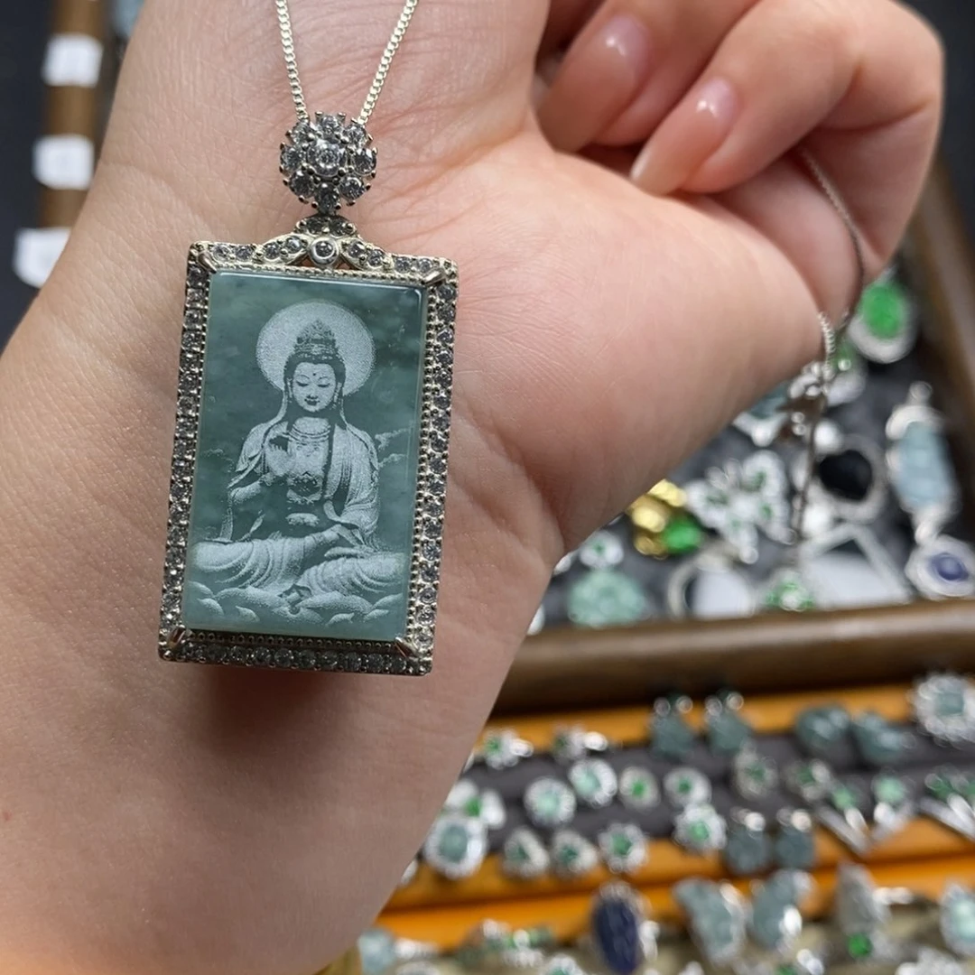 未镶嵌挂件翡翠翡翠