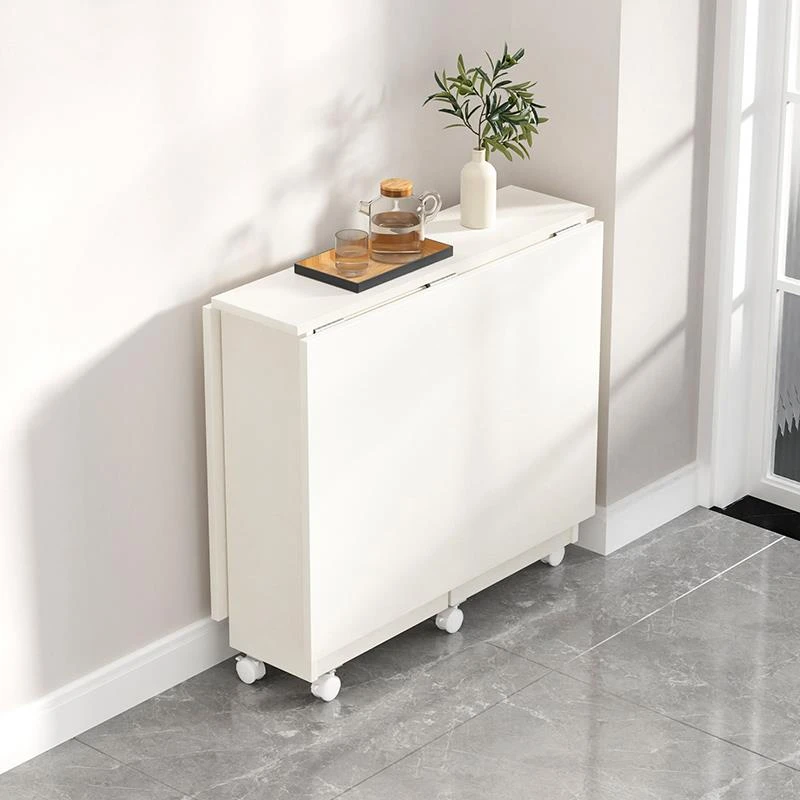 家用折叠桌小户型简易收纳餐桌吃饭桌子多功能移动饭桌可折叠餐桌