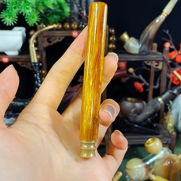 高端定制金丝楠烟嘴