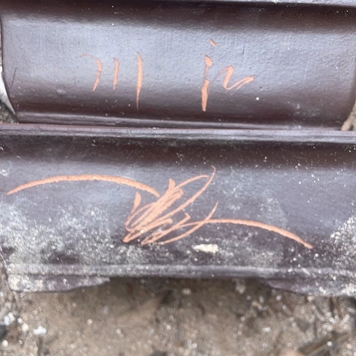 紫砂26/26棕色马槽花盆话哦