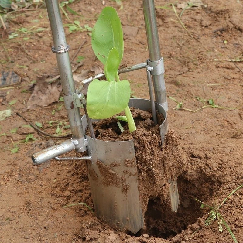 不锈钢玉米移苗器栽苗打孔取土神器适用蔬菜移栽补苗新款移栽苗器