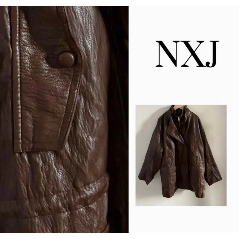 NXJ【反转巴黎】微胖大码 欧货环保皮大版本鹅绒外套 251117