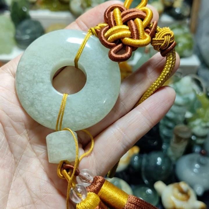 岫玉车挂款式未镶嵌咕*辇