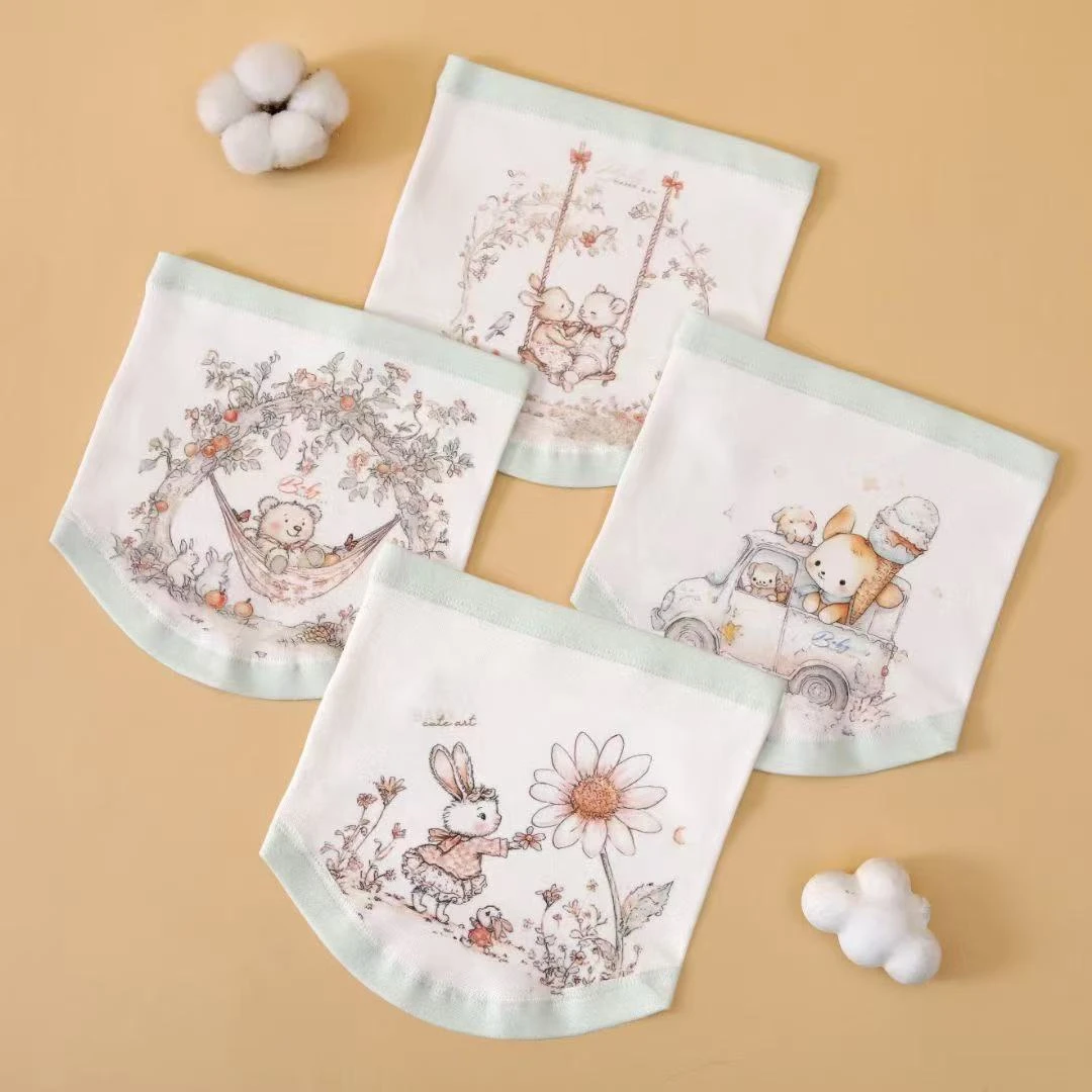 【麦菲熊圆弧肚围】麦菲熊圆弧肚围 婴儿新生儿防着凉肚围