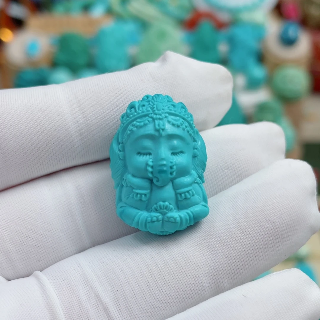 绿松石未镶嵌珠宝奇石