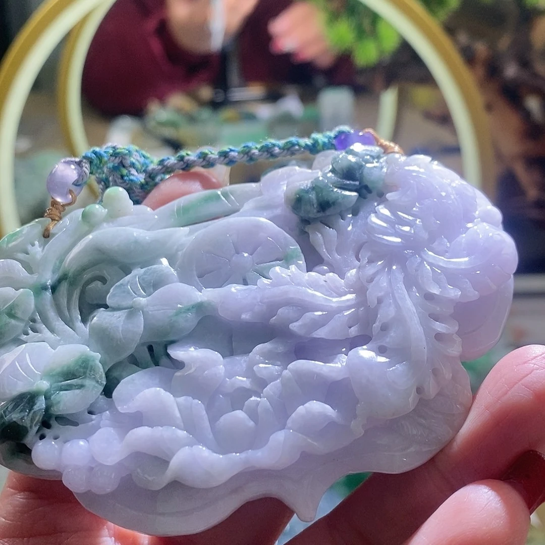 【闪购商品】翡翠颈饰未镶嵌凤凰