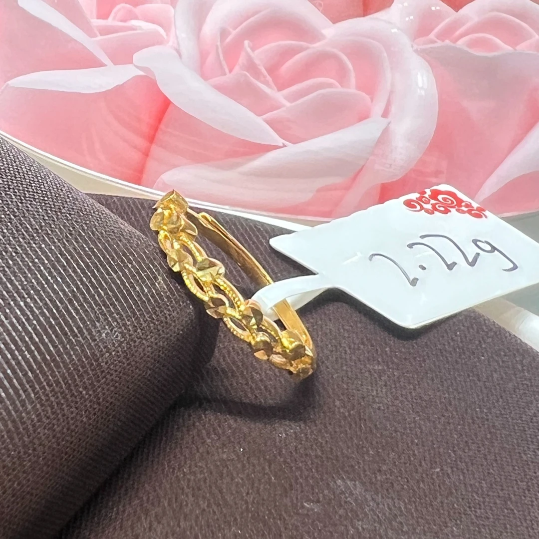 【晓彤】足金999戒指  2.22g 活口