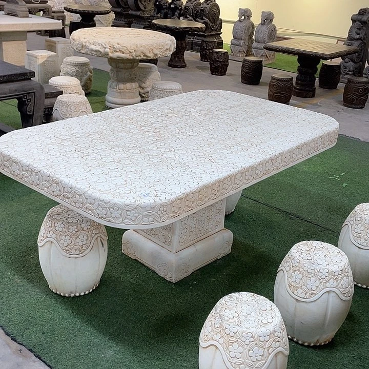 石头员*汉白玉桌子