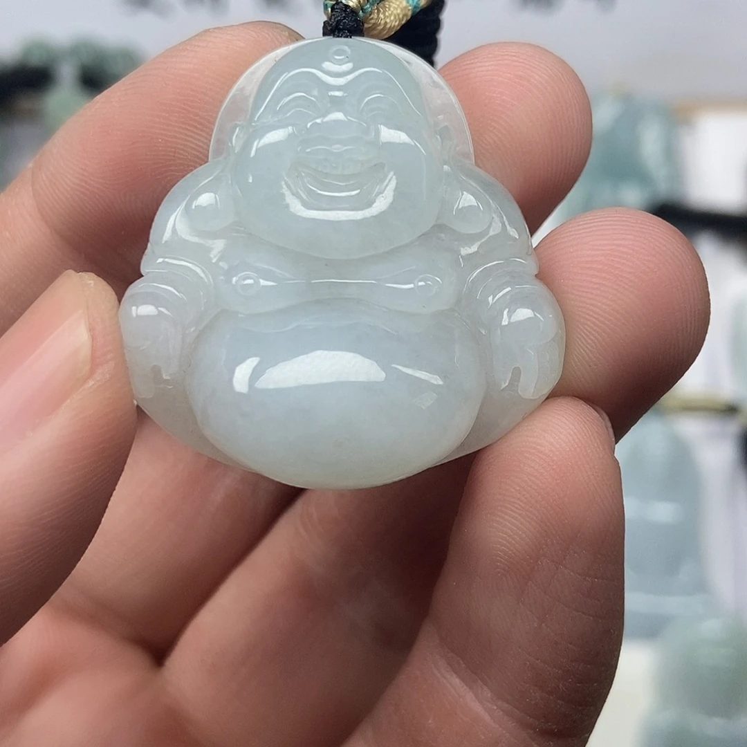 颈饰未镶嵌翡翠佛公