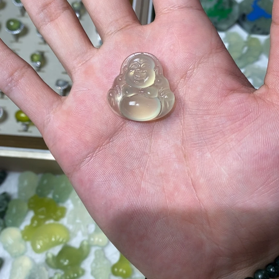 岫玉未镶嵌吊坠(不含链)