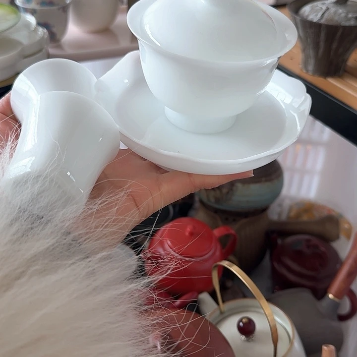 微瑕陶瓷茶具茶杯茶壶