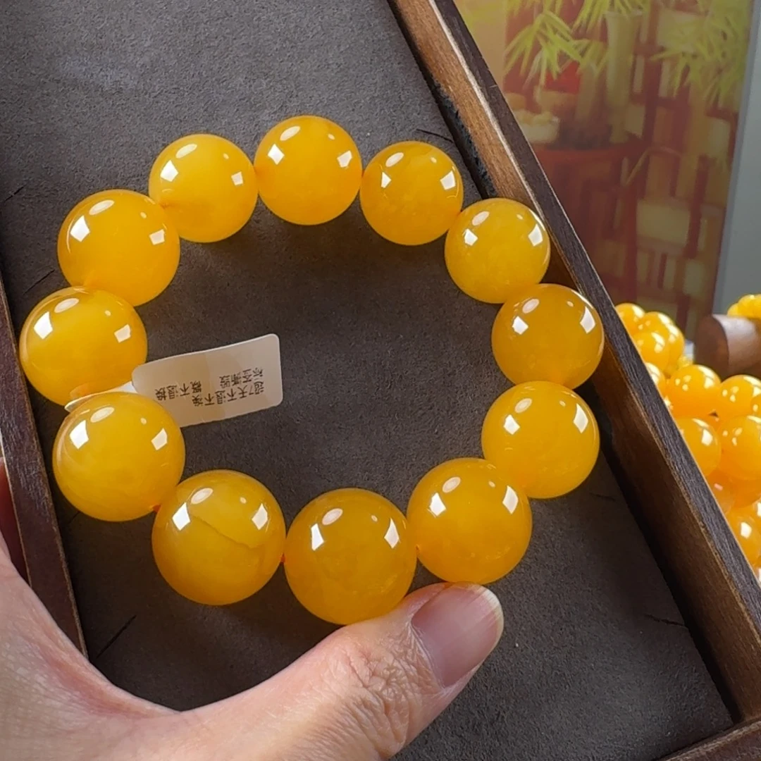 天***爸蜜蜡未镶嵌毛衣链