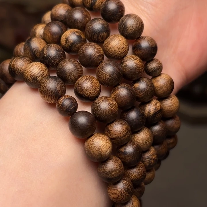 手串沉香越南芽庄黄棋楠瘤疤0.8×108