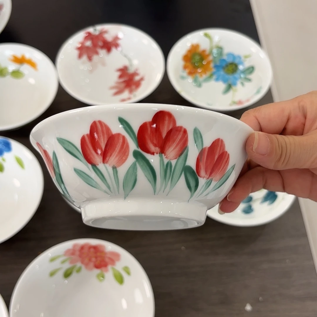摆件景德镇陶瓷手绘餐具
