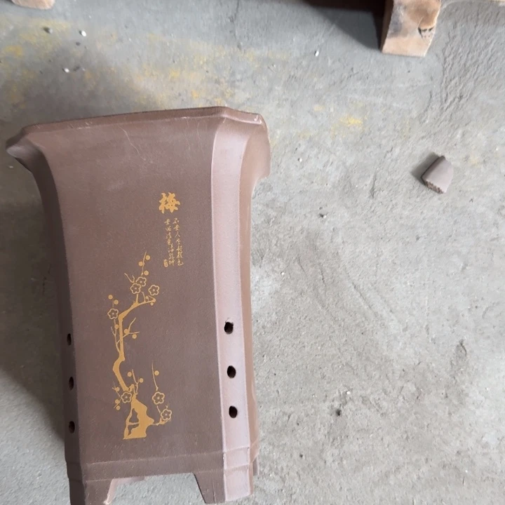 高度22口径16单只紫砂花盆