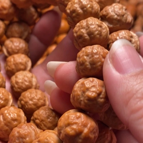 【闪购商品】猴头核桃手串你***话产品12