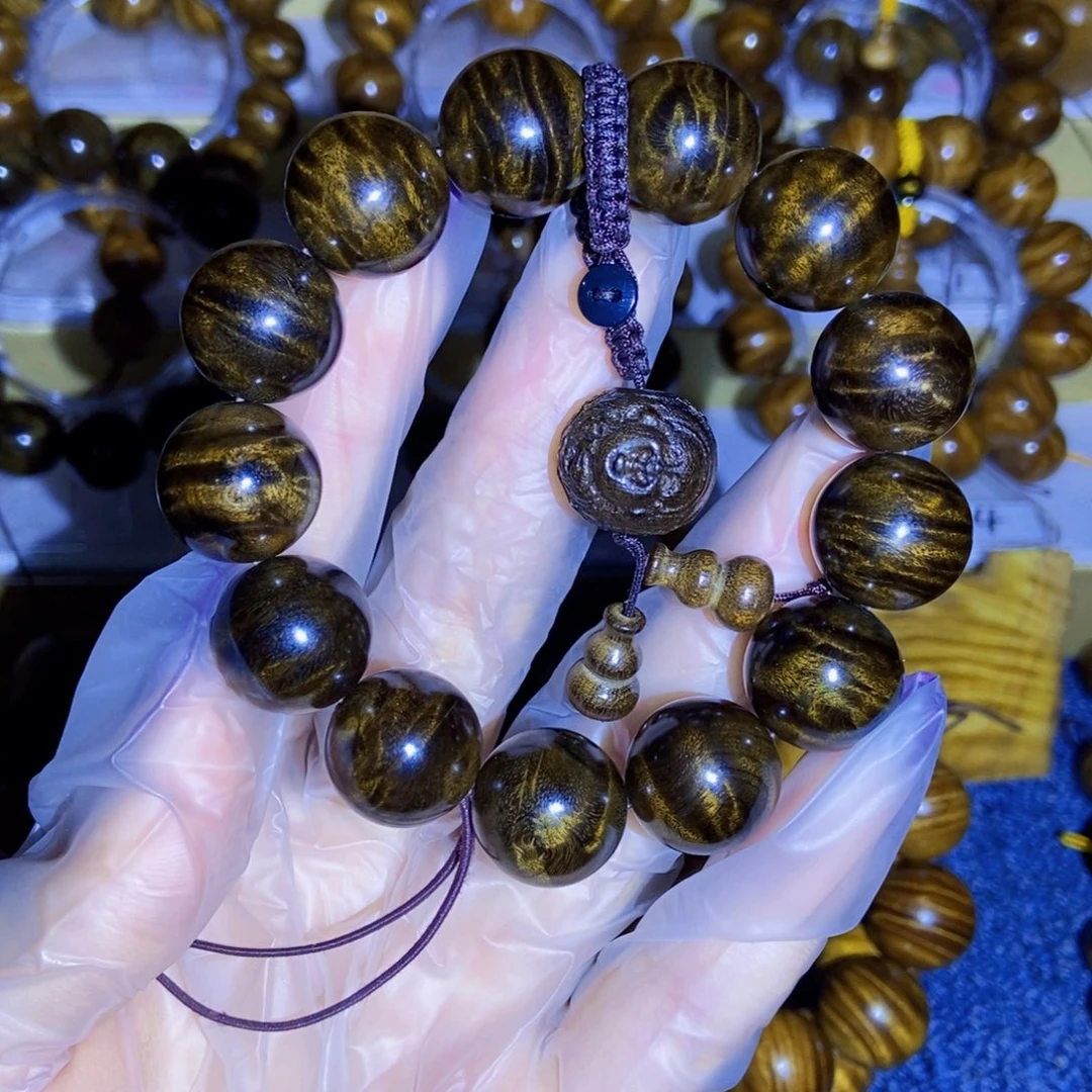 手串/手链楠木（金丝楠）阴沉1.8