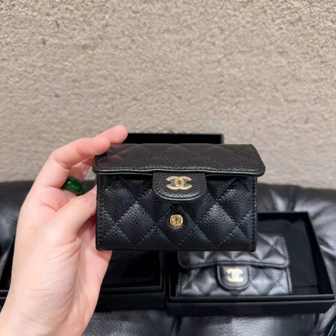 未使用 Chanel/香奈儿 香奈儿/Chanel CLASSIC FLAP 钱包 黑色 菱