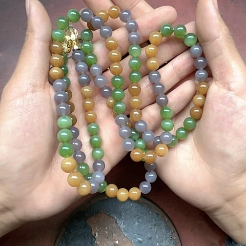 和田玉项链未镶嵌春*