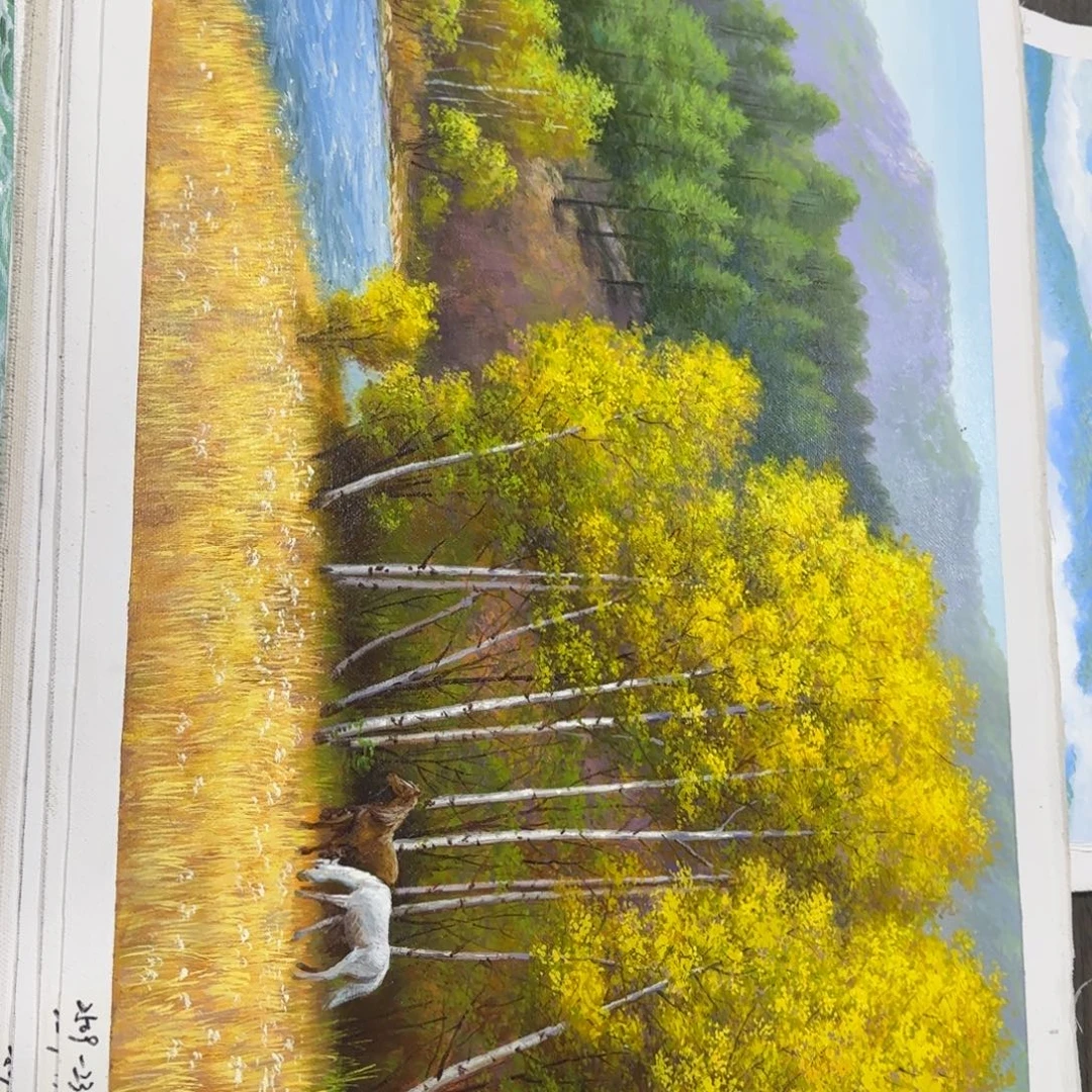 油画你在我心里是个