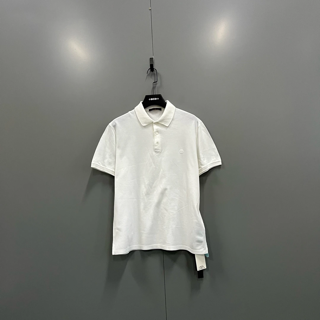 95新 LouisVuitton/路易威登 ab927 207040 lv 白色polo衫 L码