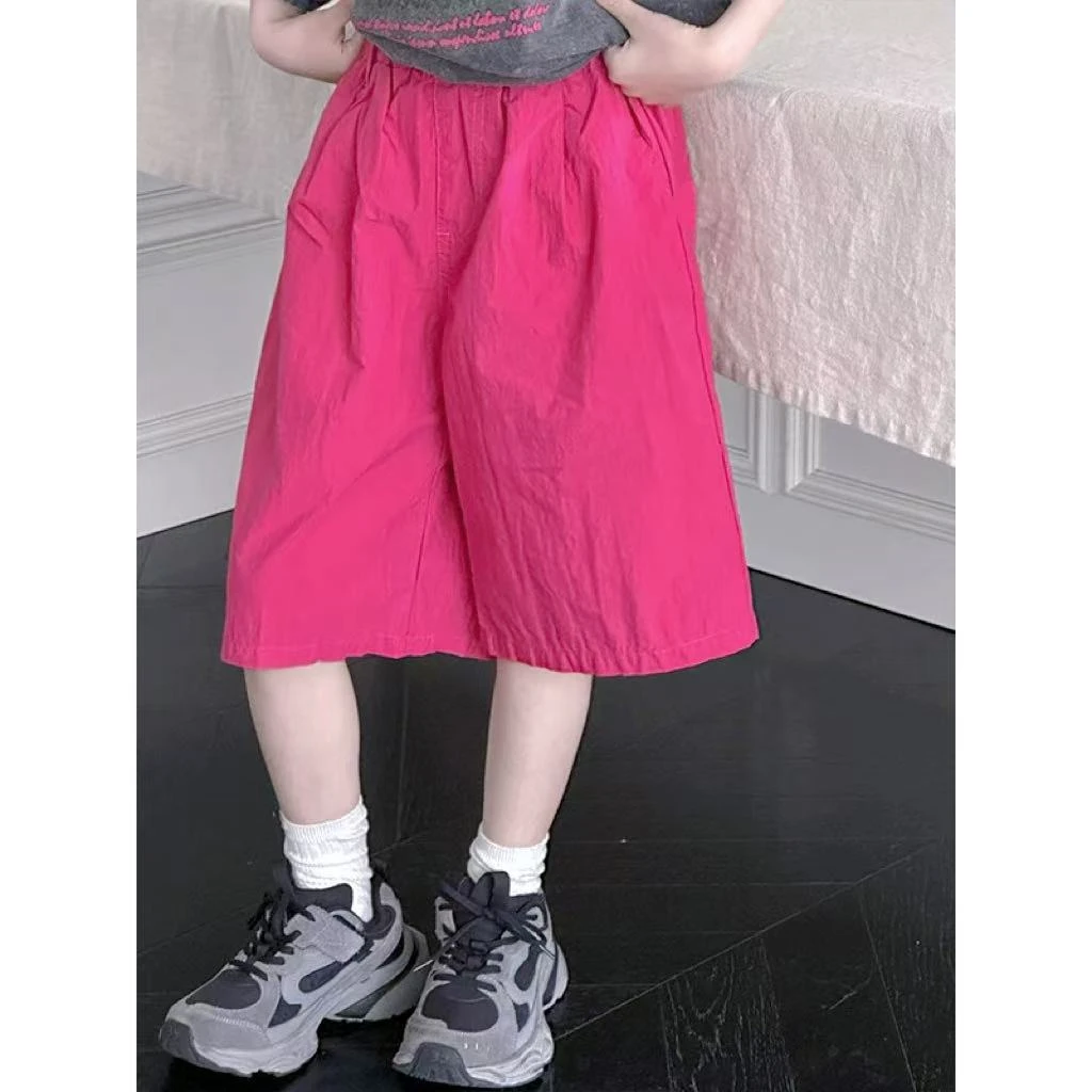 505794  韩版男童女童休闲舒适时尚洋气日常休闲百搭短裤