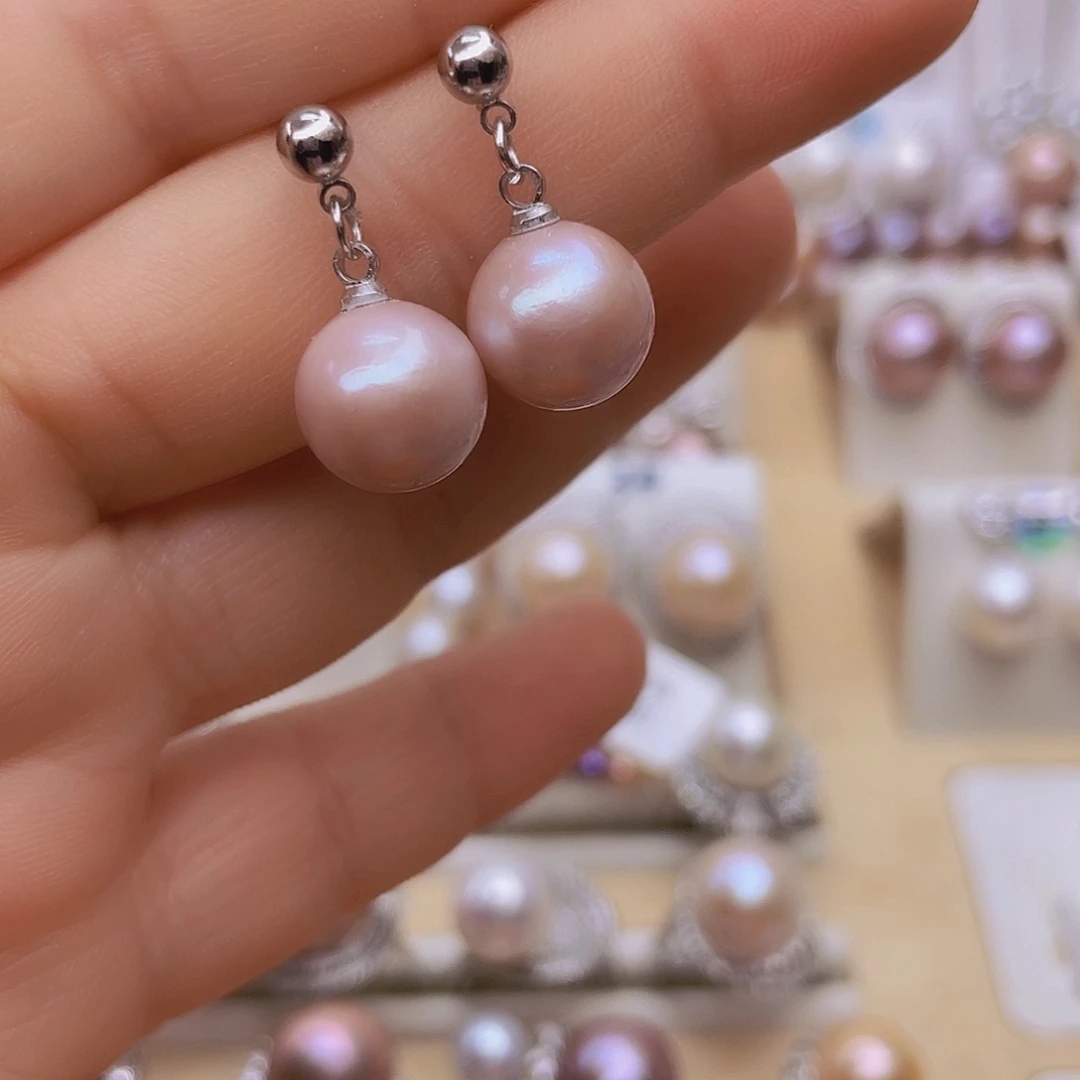 未镶嵌耳饰淡水珍珠