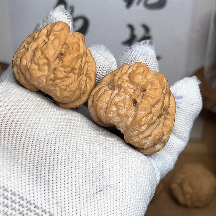 时***步吊坠文玩核桃9号，蛤蟆38尺，有修