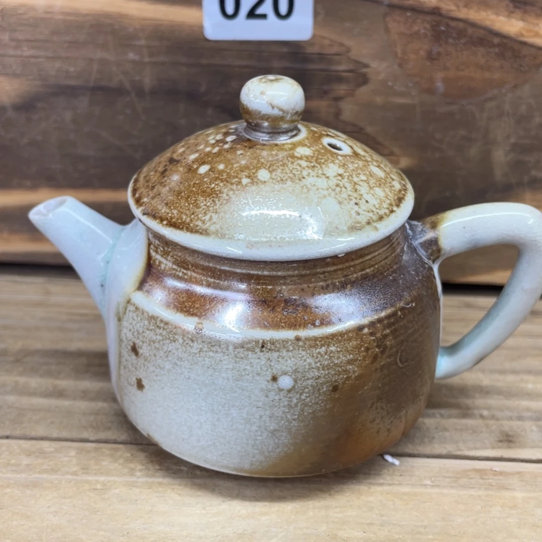 纯手工茶壶茶具柴烧瑕