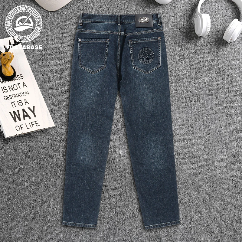 个性小众减龄大牌正品轻奢百搭时尚男士春夏微小脚弹力经典牛仔