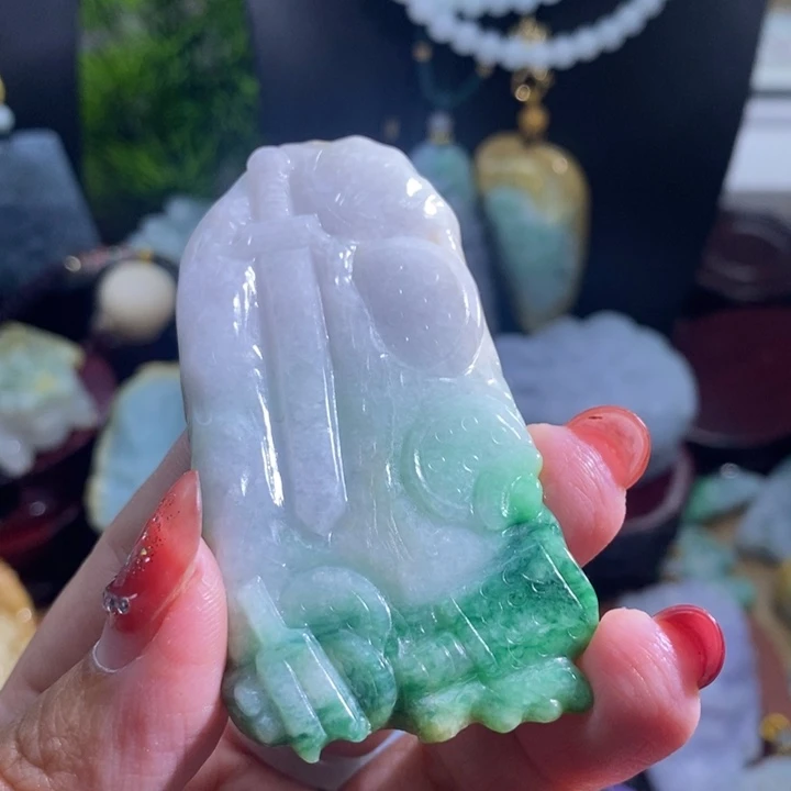 【闪购商品】颈饰未镶嵌翡翠八破