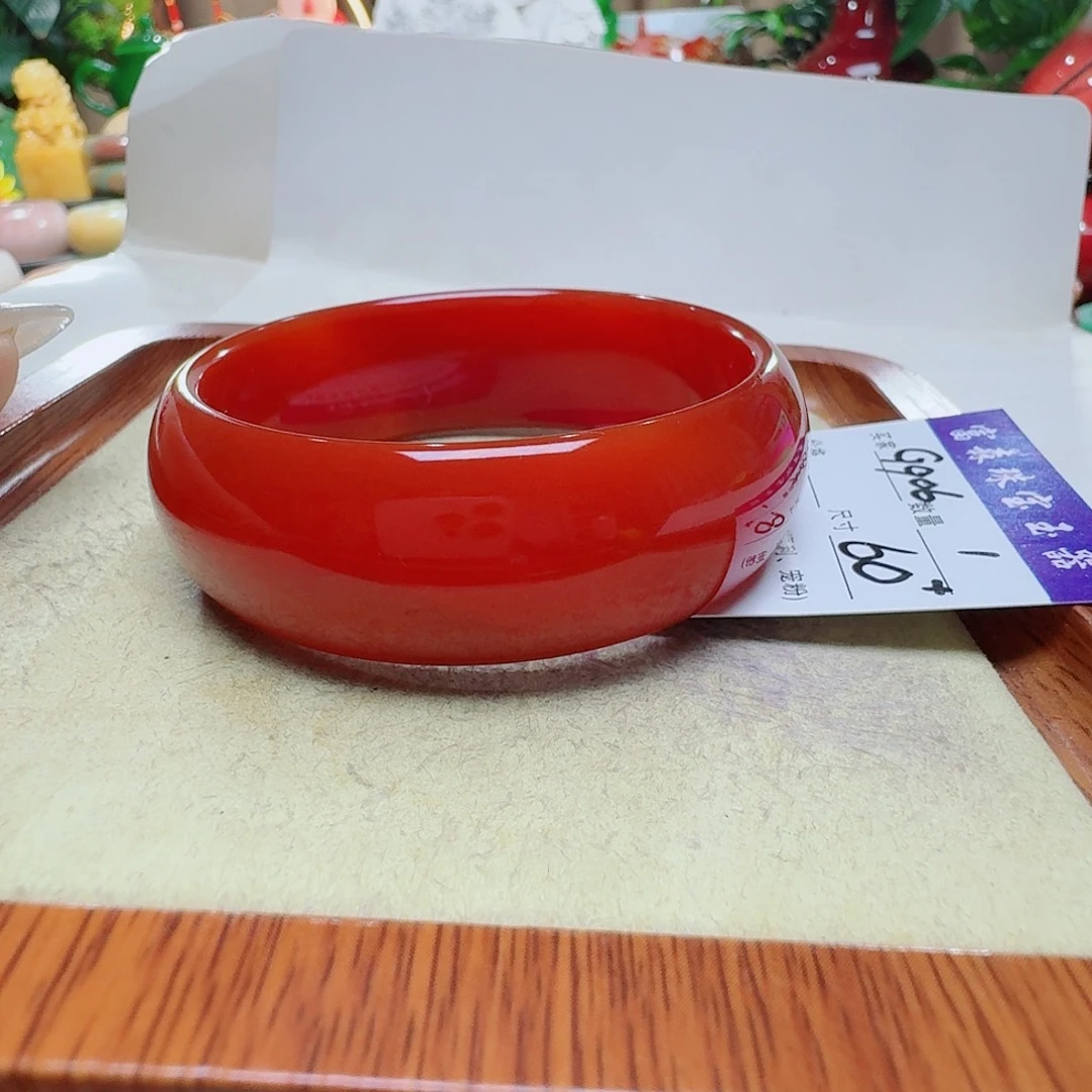 飘***雪玛瑙/玉髓未镶嵌手镯