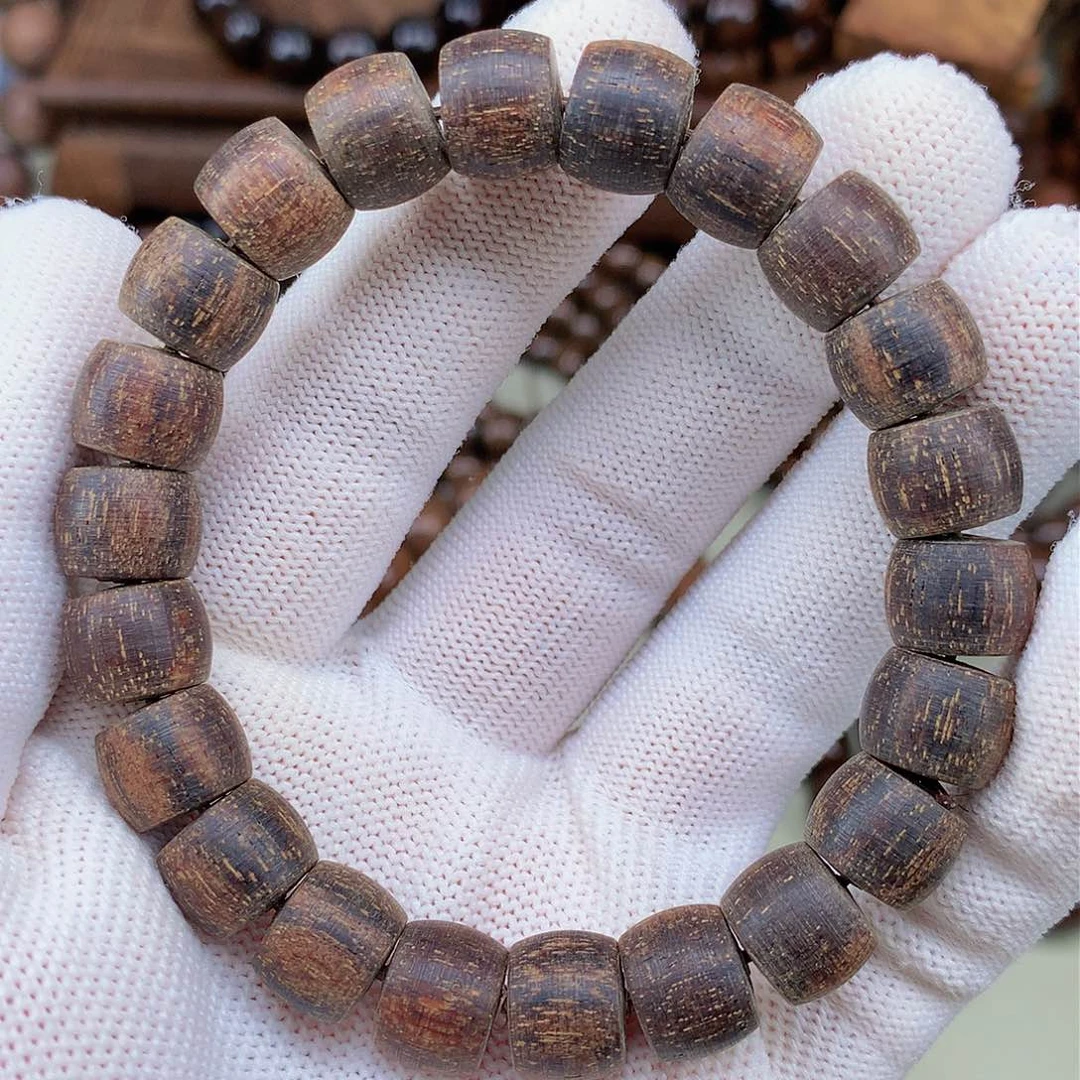 【闪购商品】贡木其他巴贡黑金虎珀流星雨8*11小单圈粗磨福利