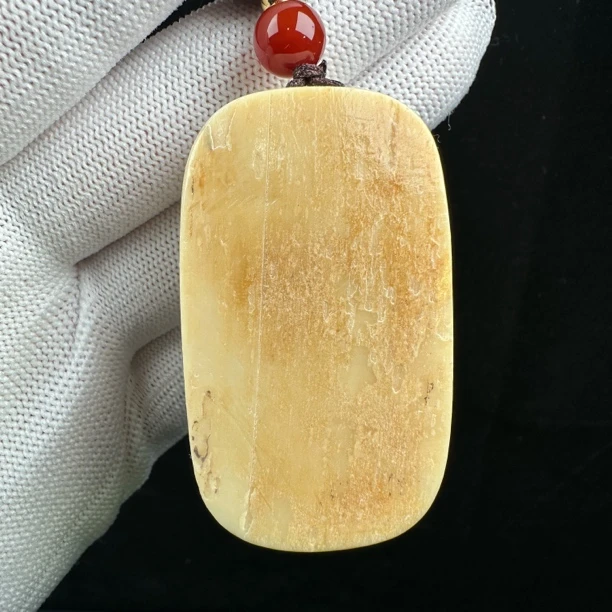 P1717 天然猛犸牙肥皂30×51×22mm支持鉴定假一罚四