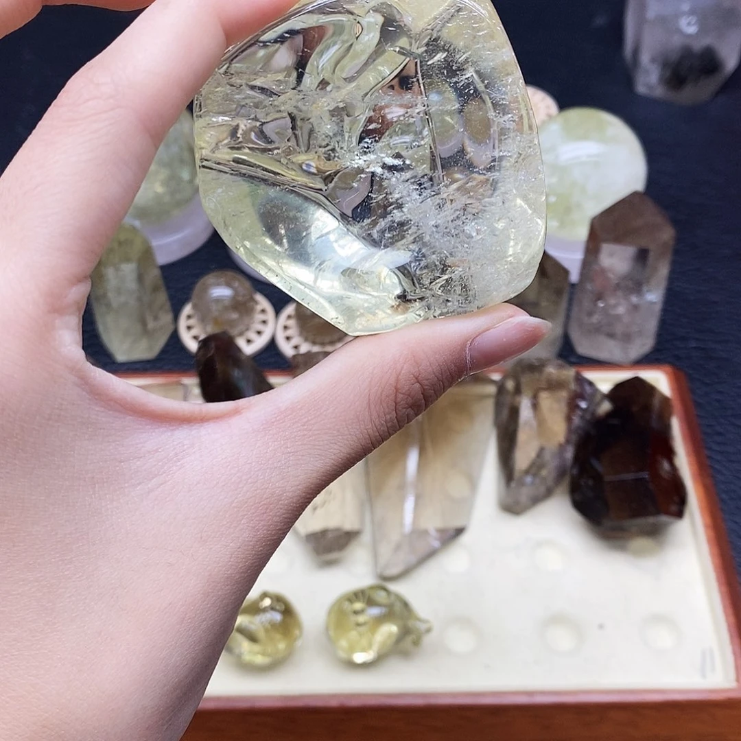 水晶未镶嵌珠宝半成品67水晶石