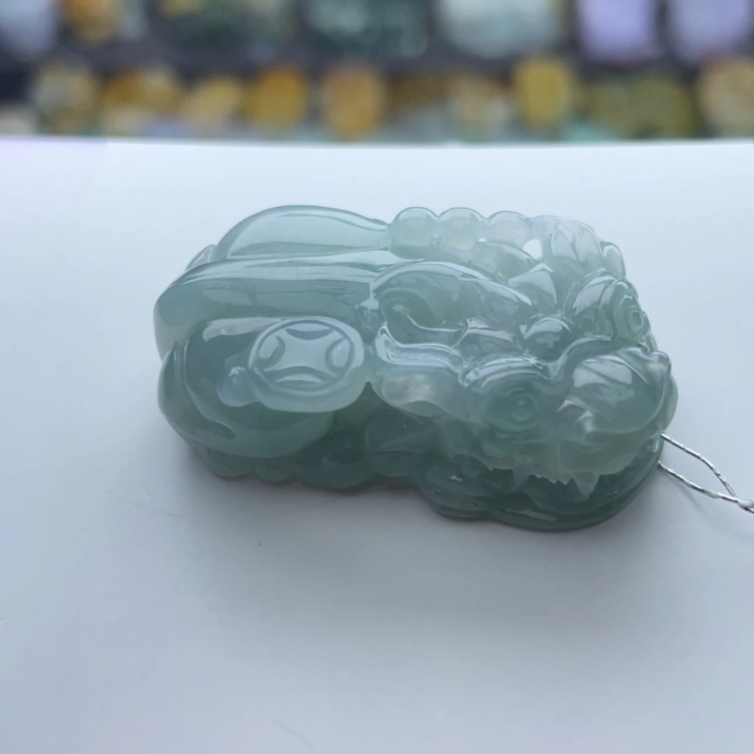 翡翠颈饰未镶嵌貔貅