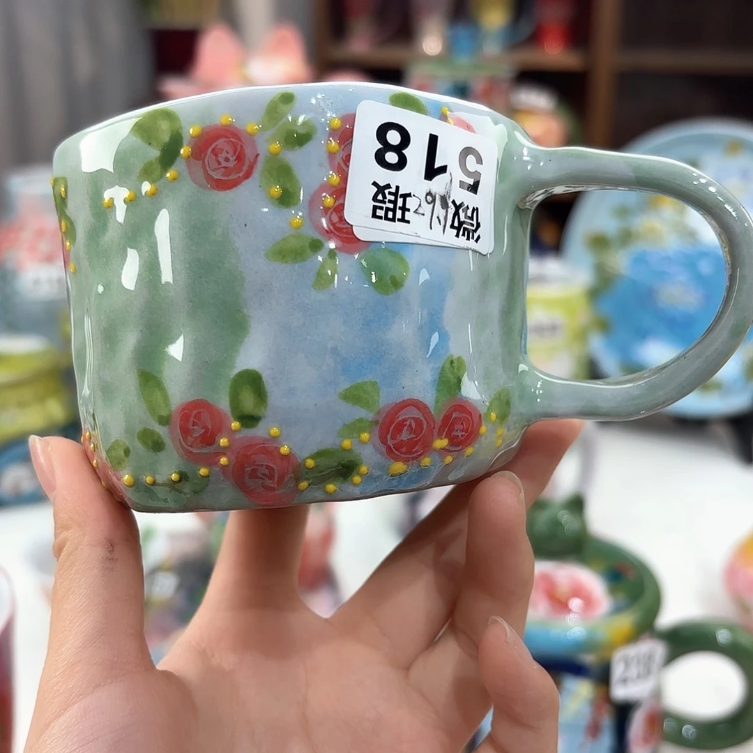 景德镇手绘高温釉下彩陶瓷茶具