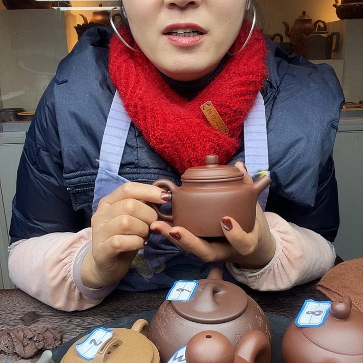 紫砂茶壶手****9宜兴紫砂底槽清半手工制作