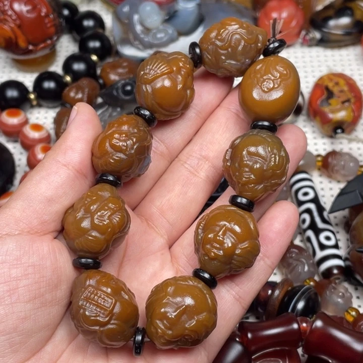 信***己玛瑙/玉髓颈饰未镶嵌