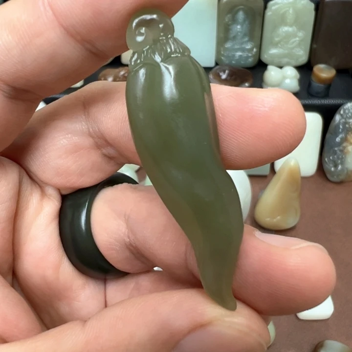 吊坠(不含链)未镶嵌和田玉