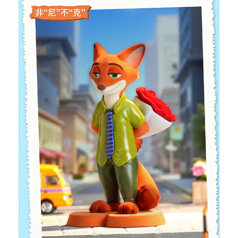 【畹町现货】疯狂花花动物城尼克朱迪心动真永生花盲盒礼物