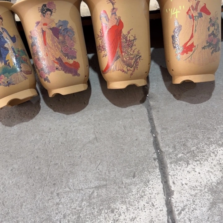 紫砂花盆 高度22口径17